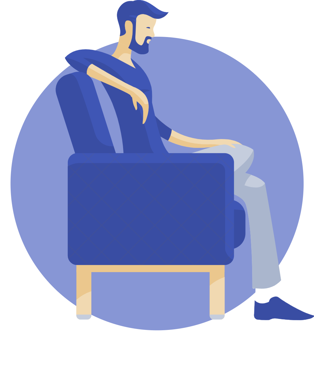 Man in search of a solution